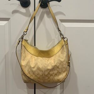 Coach Yellow Shoulder Bag